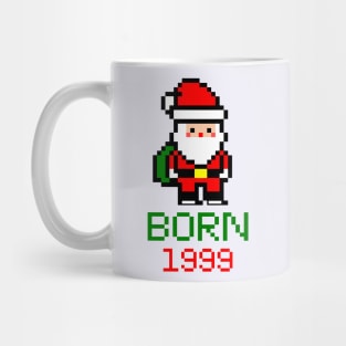 santa claus 8bit Mug